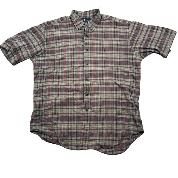 Ralph Lauren Other - Ralph Lauren Blake Men's Large Red Plaid Short Sleeve Button Shirt‎